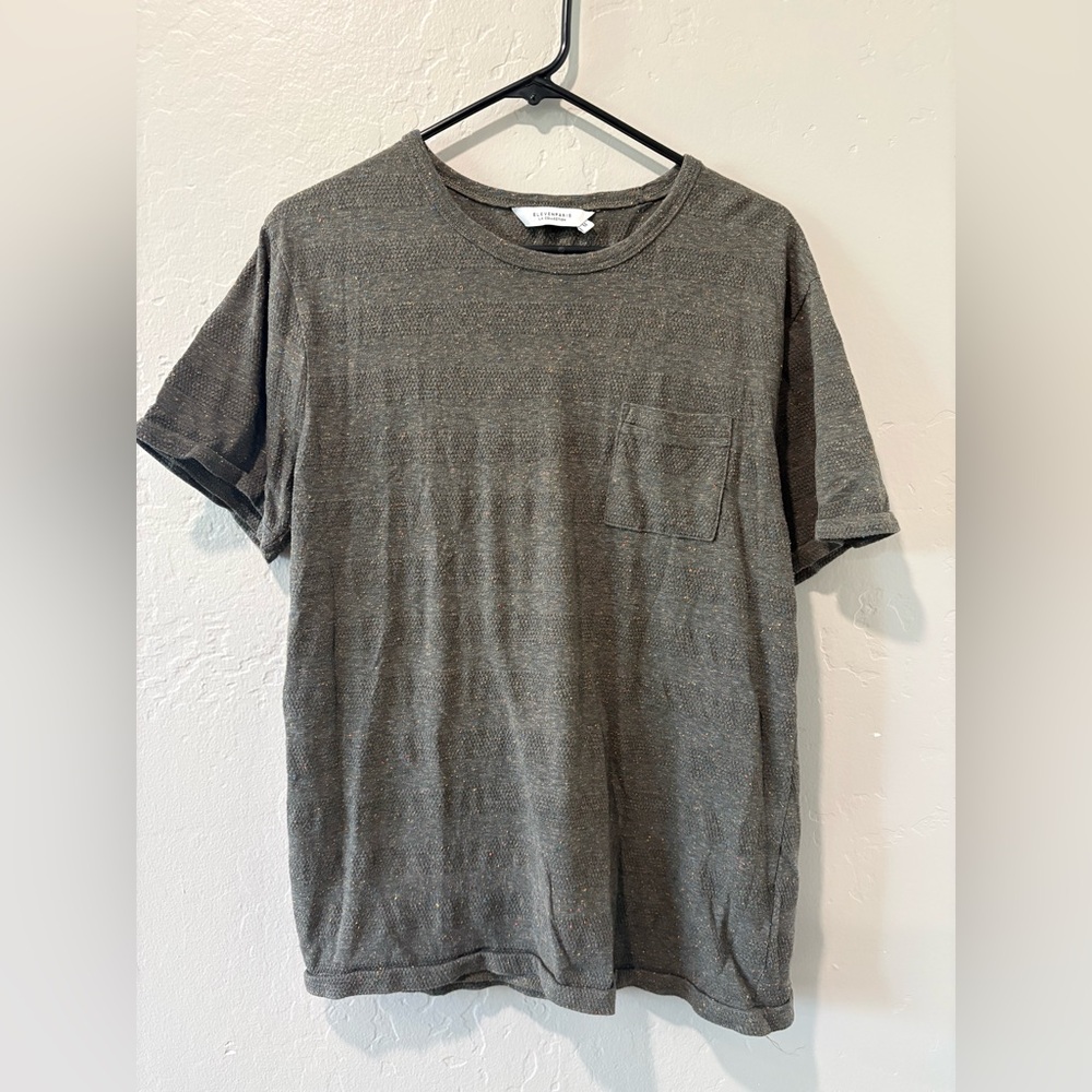 Eleven Paris Dark Green Short Sleeve T-Shirt